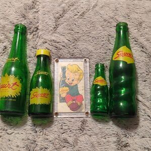 Amazing vintage squirt bottles & advertising collection Soda POP collection